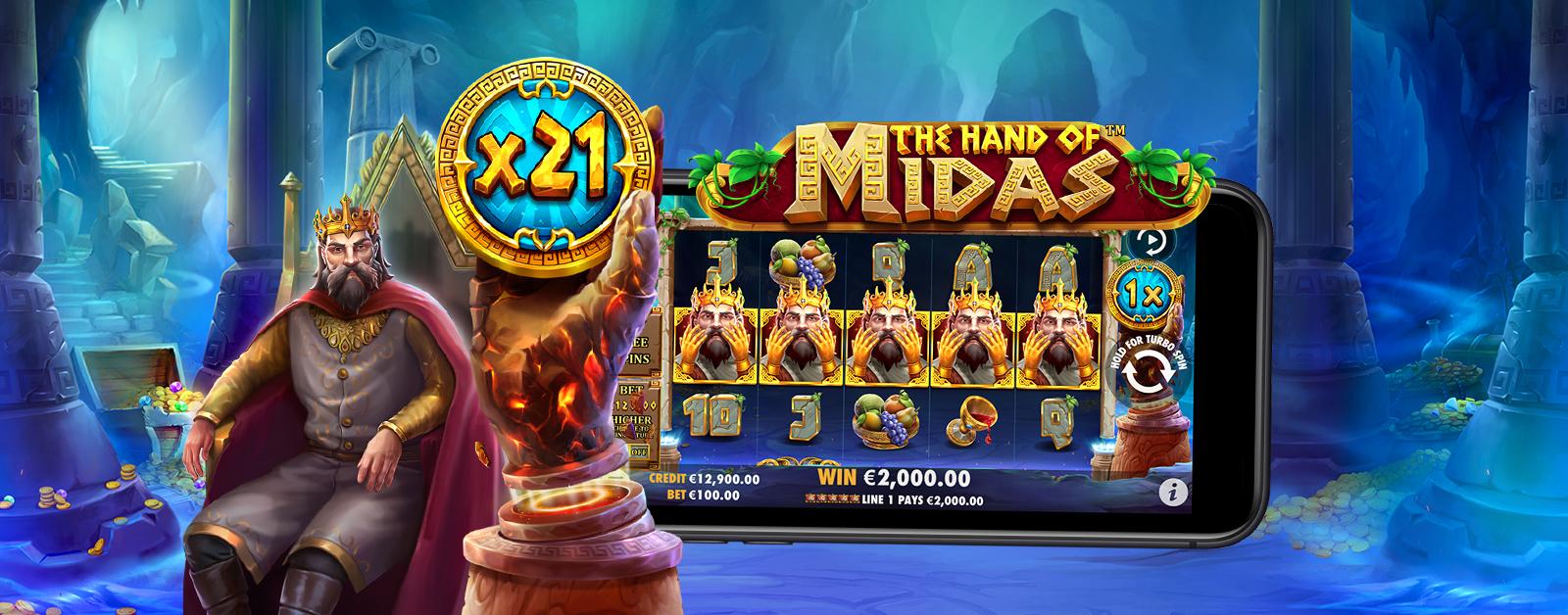 Midas Golden Touch - Play now with Crypto