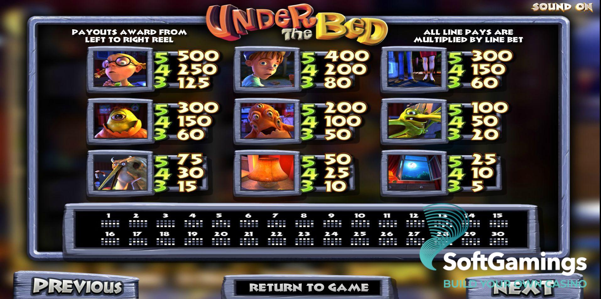 Under the bed games
