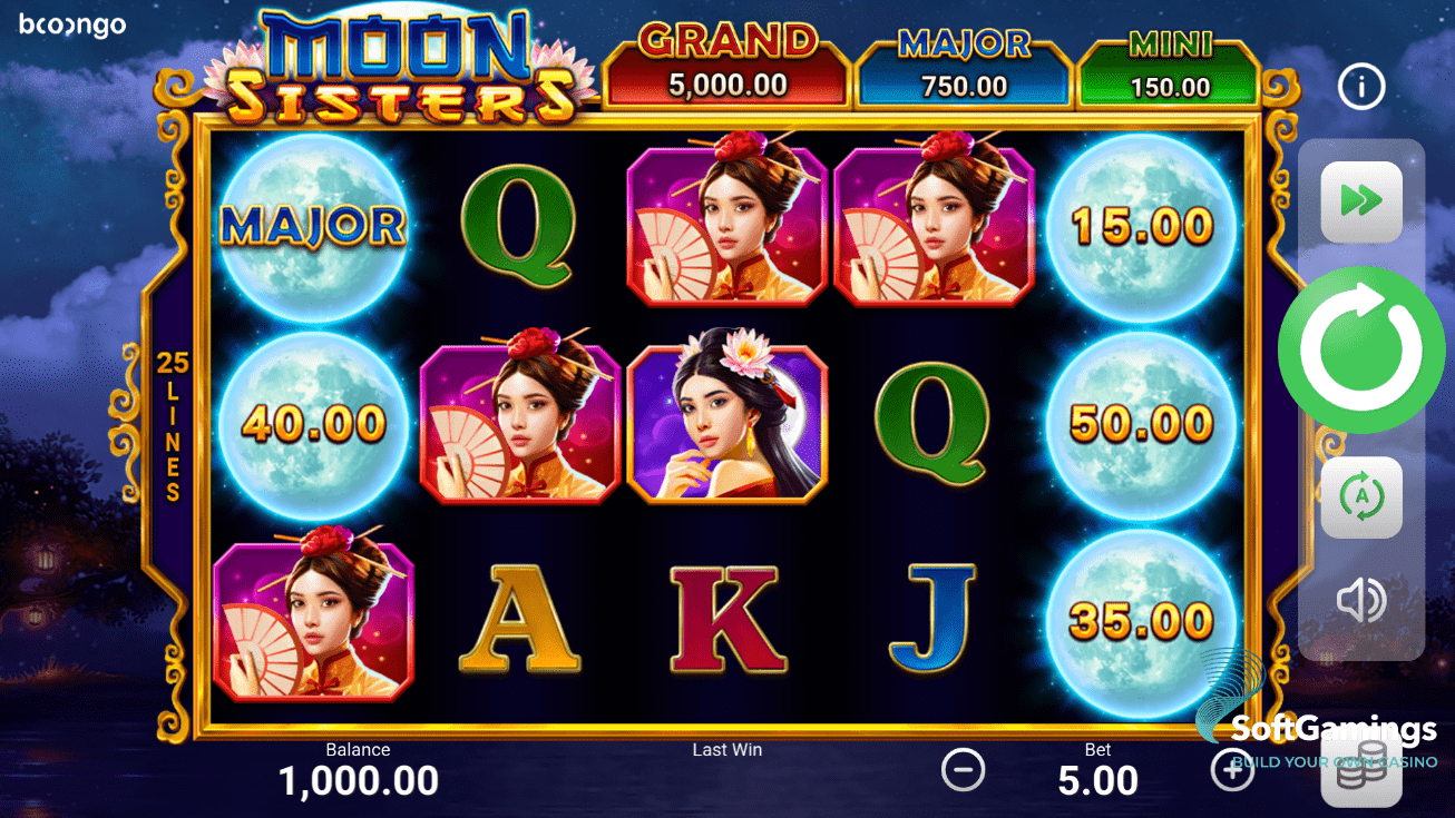 Moon Sisters: Hold and Win