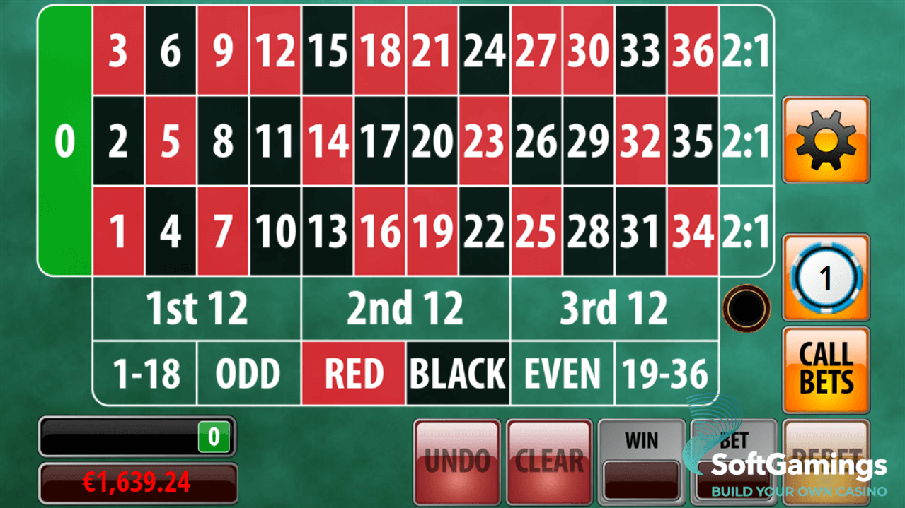 European Roulette (HTML)