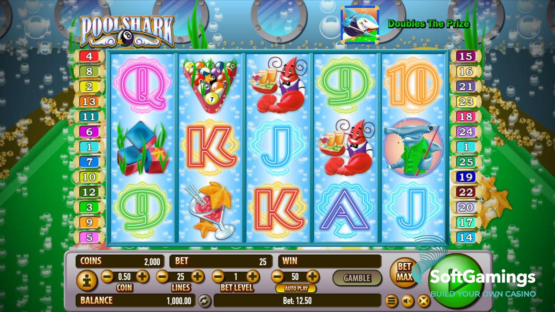 Play 6 Wild Sharks, Online Slot