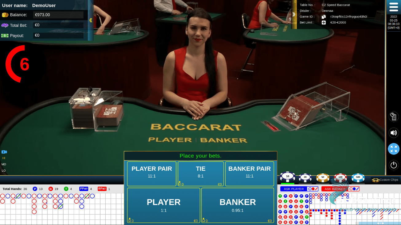 C2 Speed Baccarat - Juegos HoGaming | SoftGamings