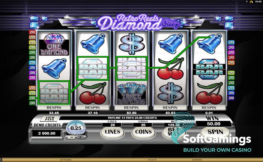 Retro Reels Diamond Glitz