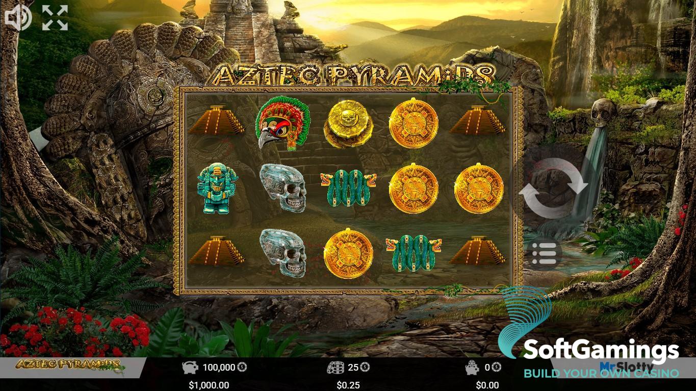 Aztec Pyramids MrSlotty Games catalogue SoftGamings
