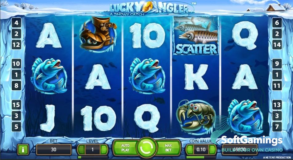 Lucky Angler: A Snow Catch