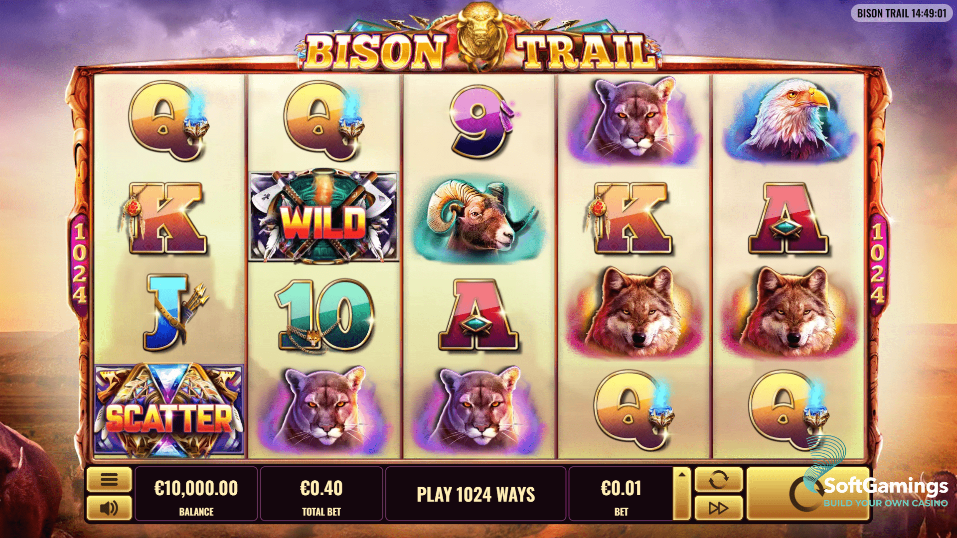 Bison Trail - Platipus Games catalogue | SoftGamings