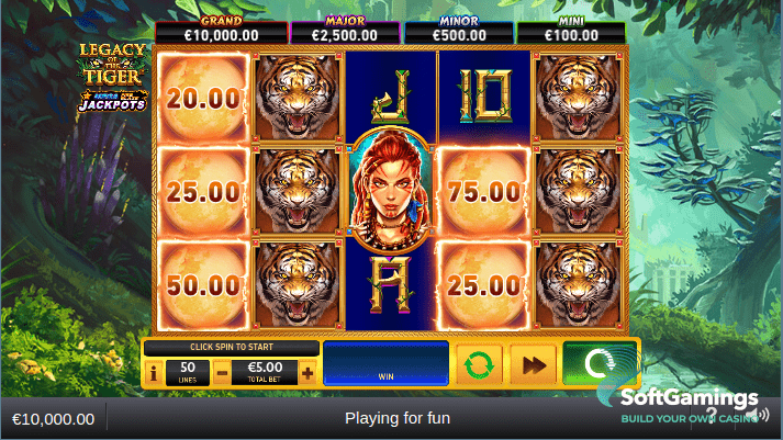 Mega Fire Blaze Jackpots Legacy of the Tiger