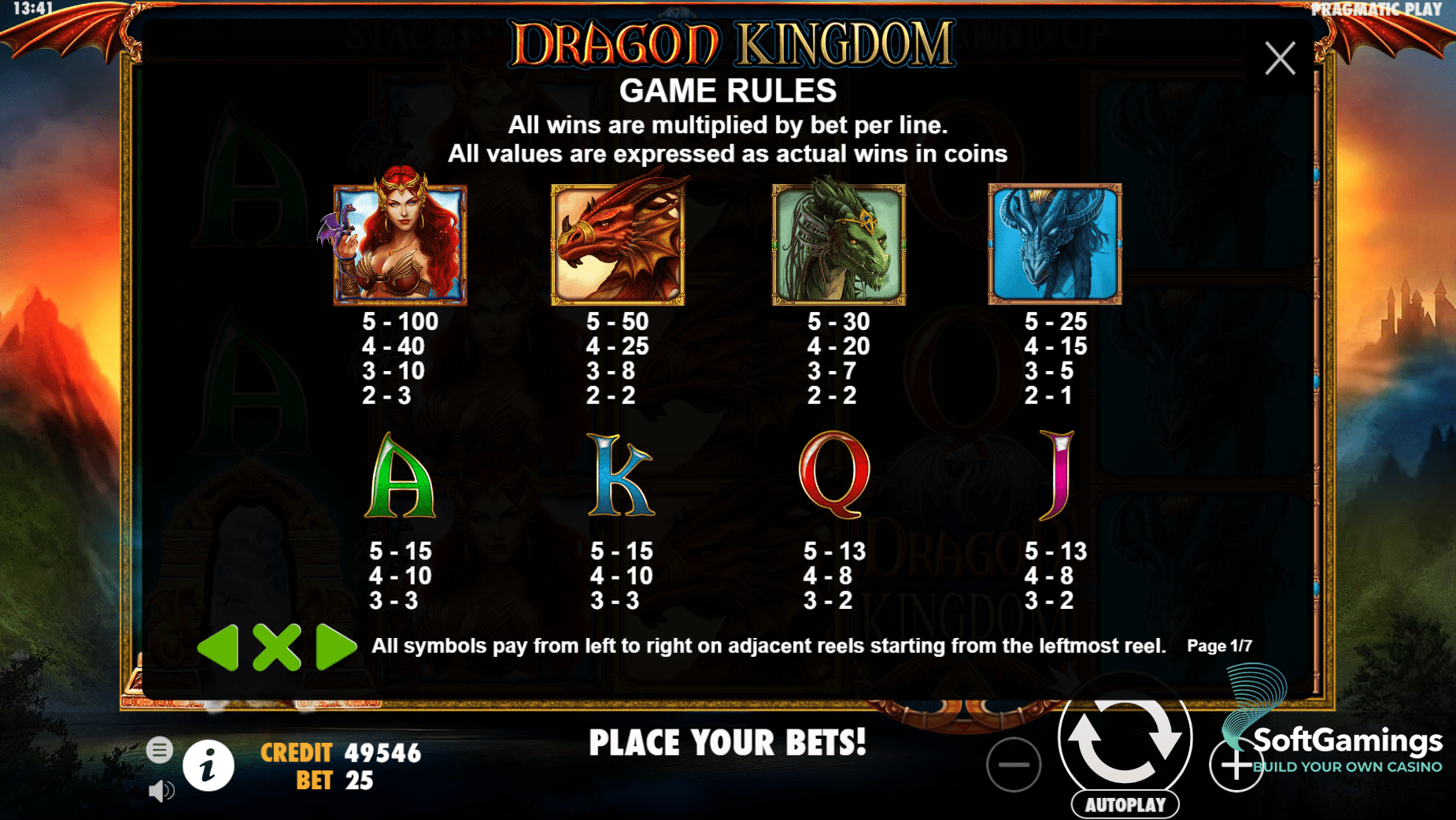 Dragon Kingdom - เกม PragmaticPlay | SoftGamings