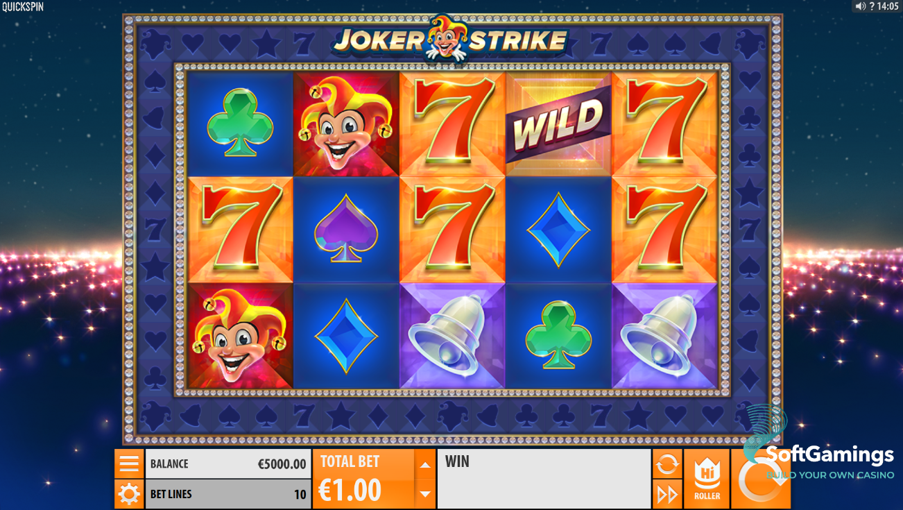 Joker Strike - 游戏 Quickspin | SoftGamings