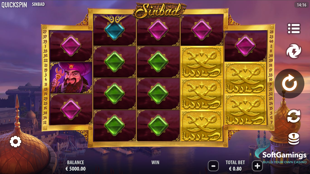 Sinbad - Игры Quickspin | SoftGamings