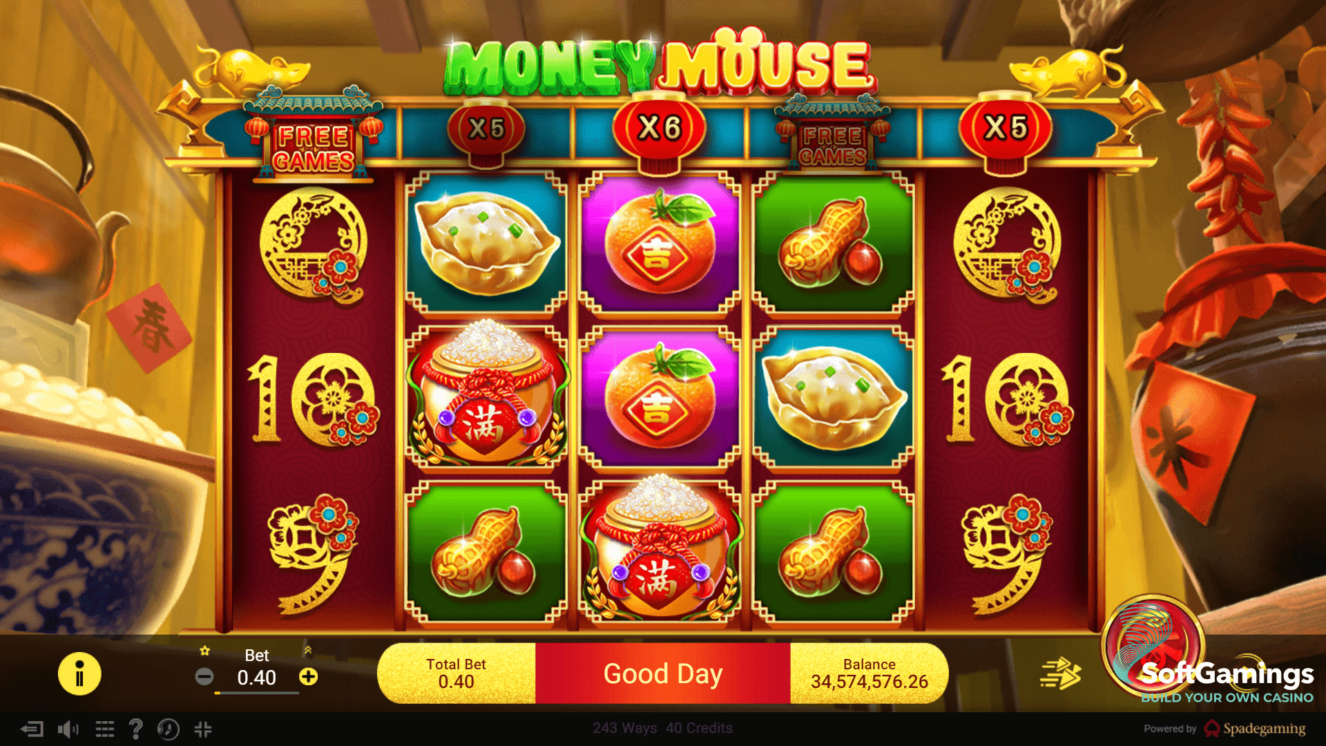 Money Mouse - Spadegaming Games catalogue | SoftGamings
