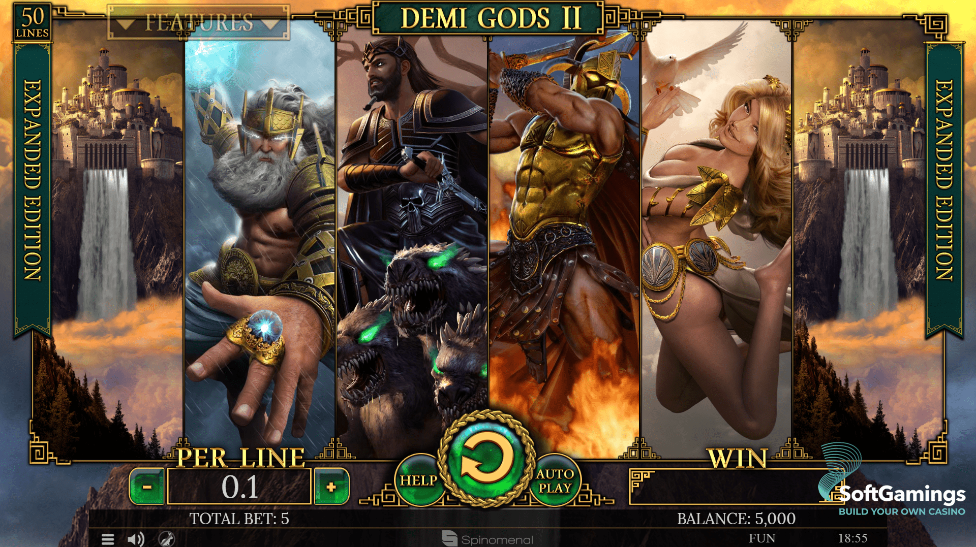 Demi Gods II Expanded Edition - Игры Spinomenal | SoftGamings