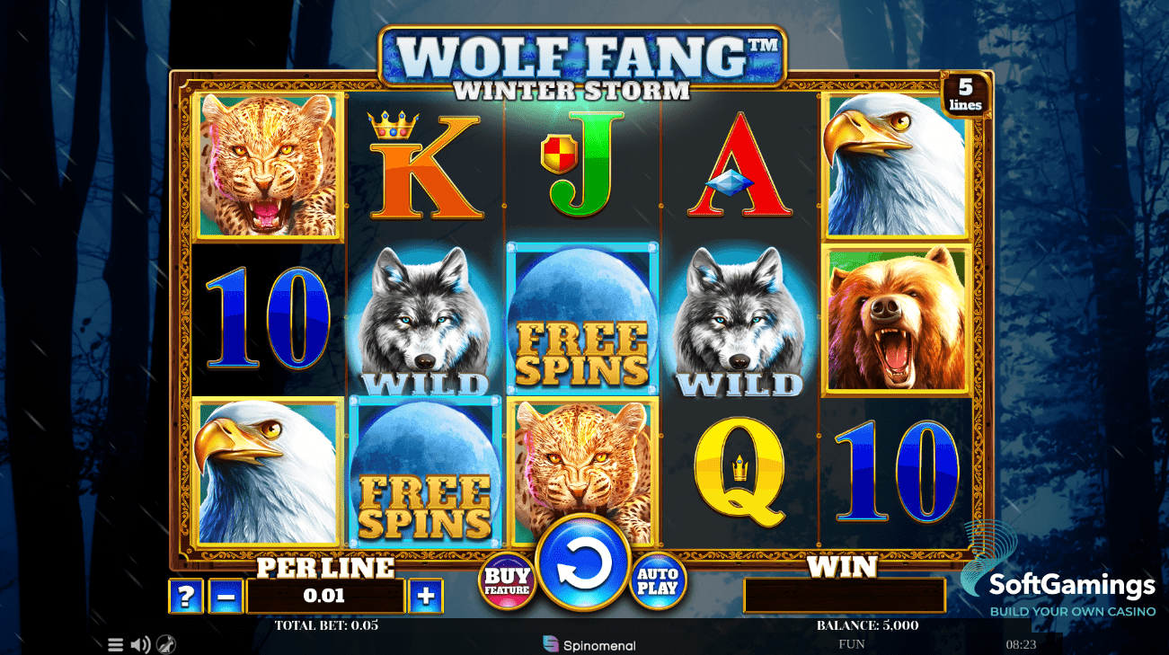 Play wolf run slot game for free