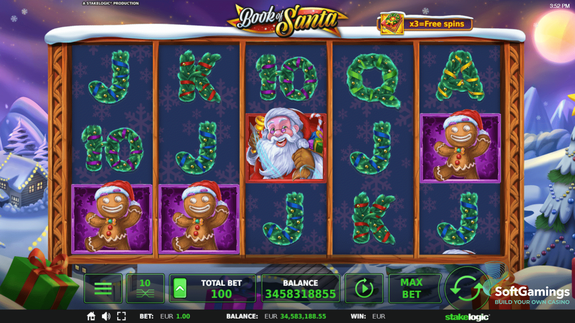 Book of Santa - Игры Stakelogic | SoftGamings