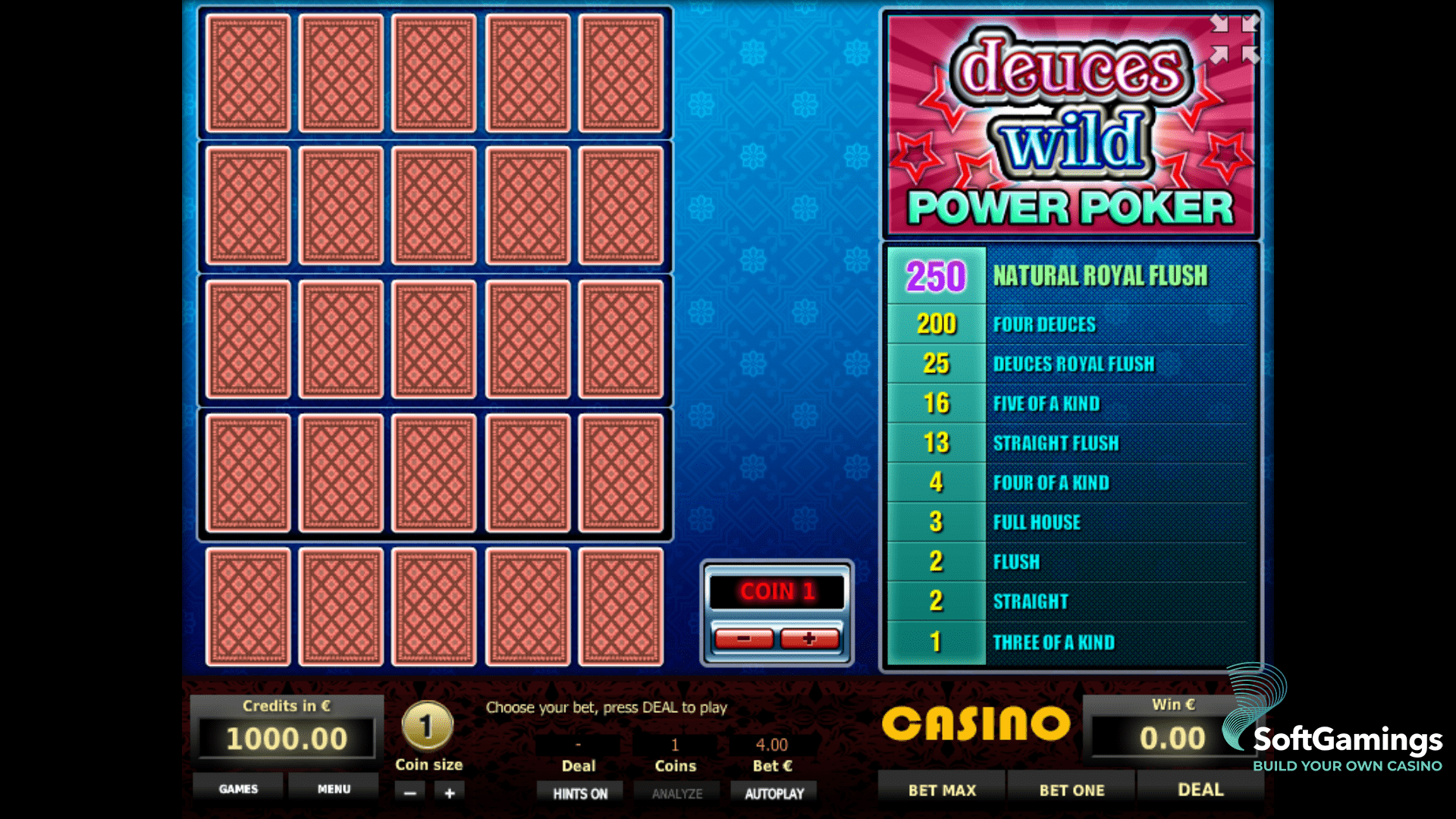 Deuces Wild Poker 4 Hand - Игры TomHorn | SoftGamings