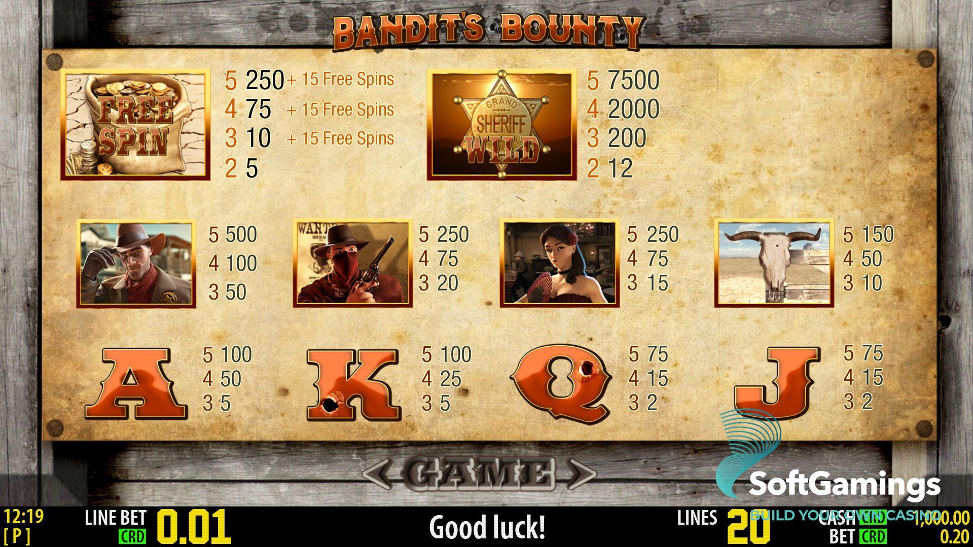 Bandits Bounty HD