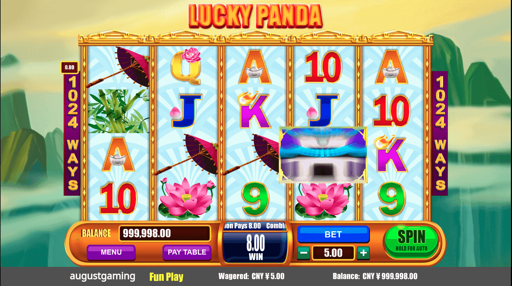August Gaming Lucky Panda