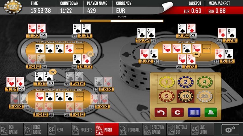 Goldenrace Softgamings poker