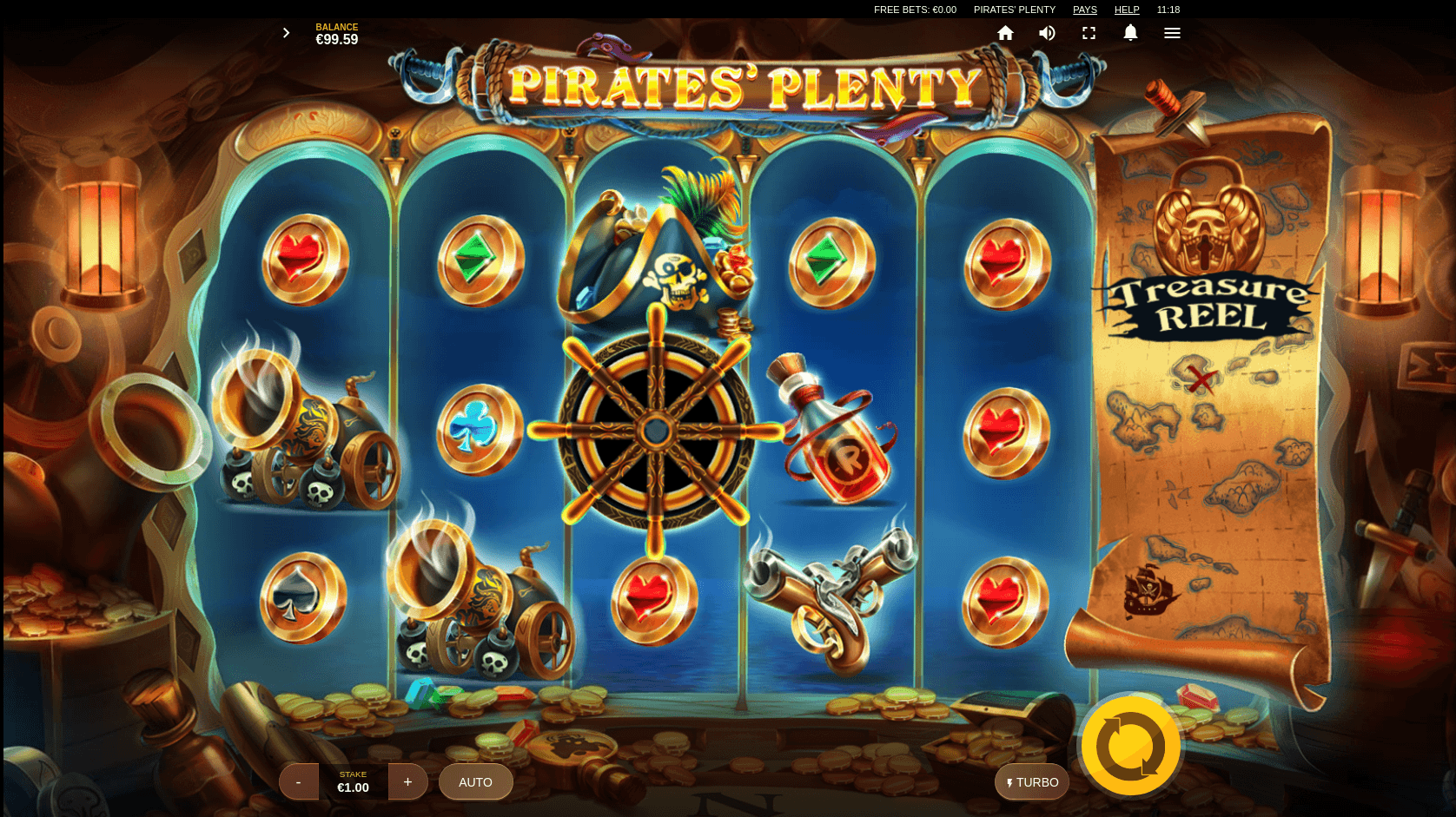 Pirates Plenty The Sunken Treasure Red Tiger Gaming