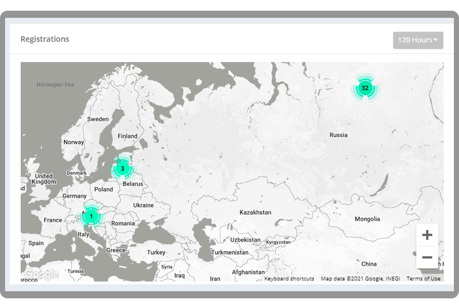 User map screenshot