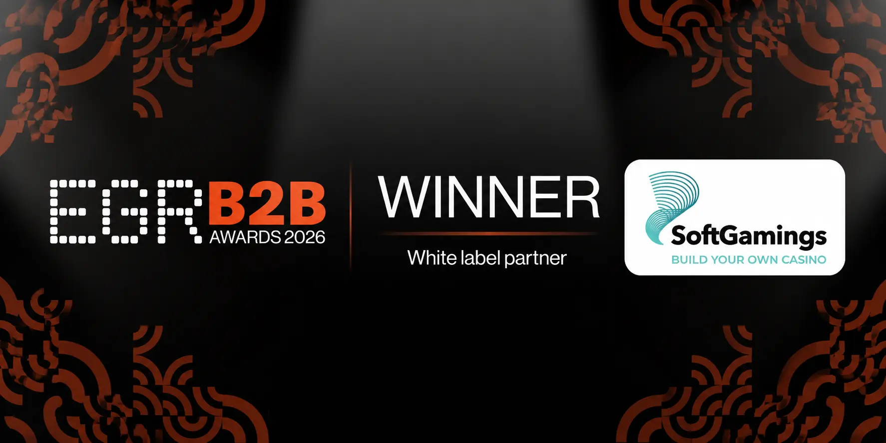 SoftGamings wins EGR B2B Awards 2026 as White Label Partner